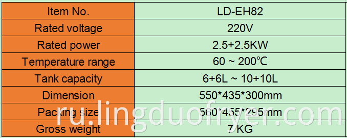 Electric Fryer Product Details